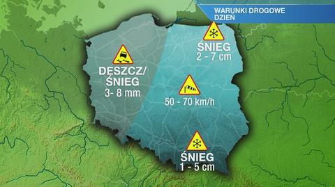 Warunki drogowe w czwartek