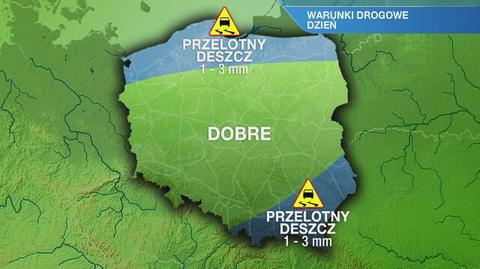 Warunki drogowe w czwartek
