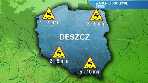 Warunki drogowe w dzień 26.09