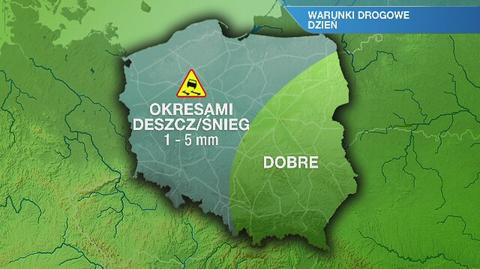 Warunki drogowe w dzień