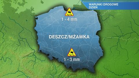 Warunki drogowe w piątek