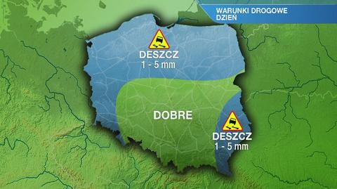 Warunki drogowe w piątek
