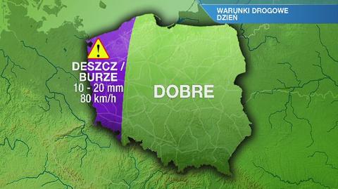 Warunki drogowe w sobotę