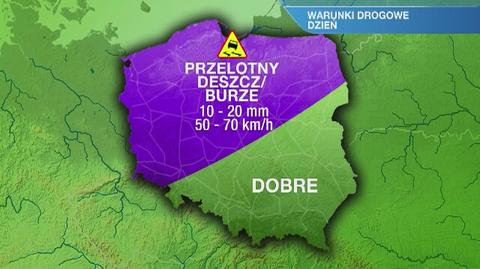 Warunki drogowe w środę 