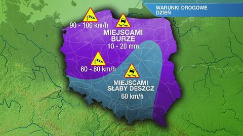 Warunki drogowe w środę