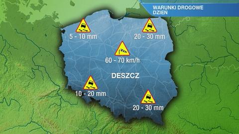 Warunki drogowe w środę