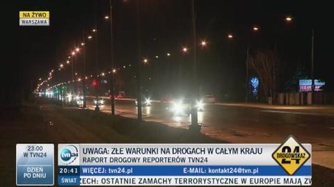 Warunki drogowe w Warszawie