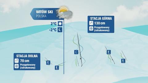 Warunki narciarskie m.in. w Istebnej, Szczyrku i Zakopanem