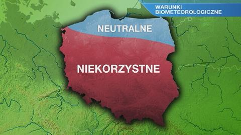 Warunki zdrowotne na niedzielę