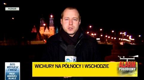 Wielkopolska usuwa skutki porywistego wiatru (TVN24)