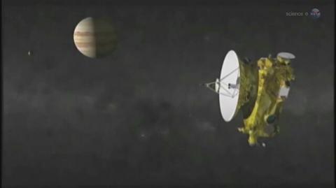 Wizualizacja podróży sondy na orbitę Plutona