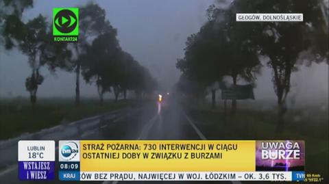 Wskutek nawałnic strażacy interweniowali kilkaset razy