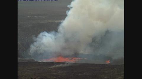 Wybuch hawajskiego wulkanu Kilauea