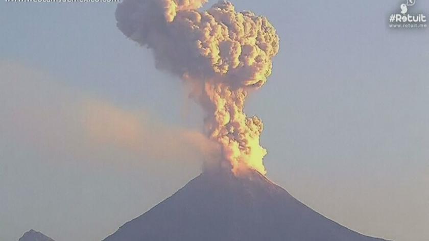 Wybuchł wulkan Colima w Meksyku