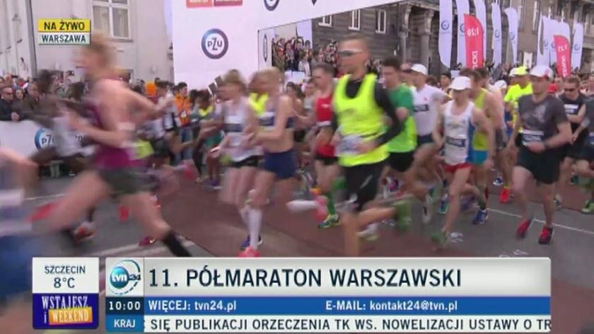 Wystartował 11. PZU Półmaraton Warszawski