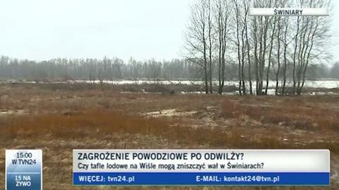 Zagrożenie powodziowe w gminie Słubice (TVN24)