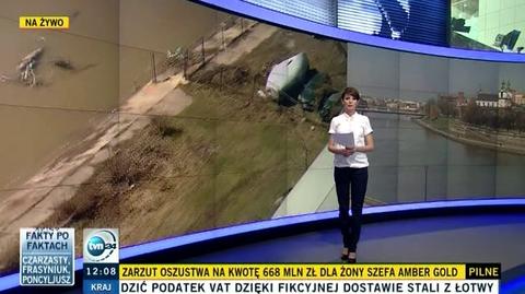 Zagrożenie powodziowe w Polsce (TVN24)