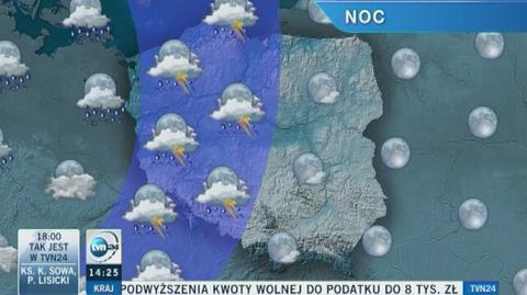 Zagrzmi w nocy nad Polską