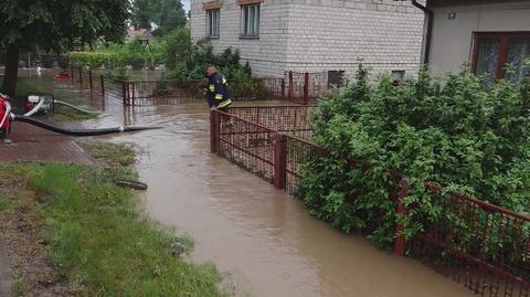 Zalane domy w Osieku