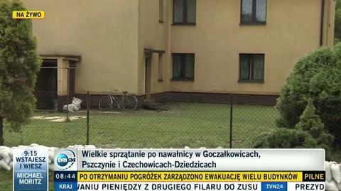 Zalania w Pszczynie (TVN24)