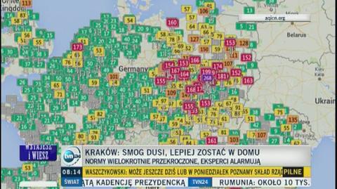 Zanieczyszczenie powietrza w kraju może mieć poważne skutki zdrowotne