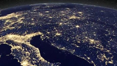 Ziemia nocą widziana z satelity (NASA's Goddard Space Flight Center)