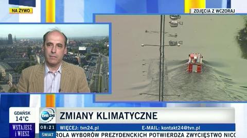 "Zjawiska anomalne będą się nasilać" (TVN24)