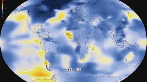 Zmiany temperatury na przestrzeni lat
