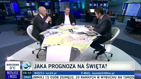 Zmienna prognoza na święta (TVN24)