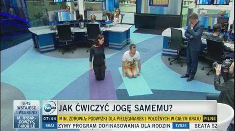 Zobaczcie ćwiczenia jogi, które można wykonać samemu