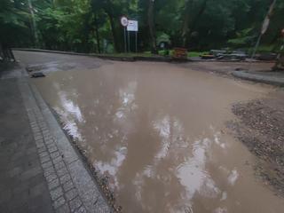 Po raz drugi ulica została zalana