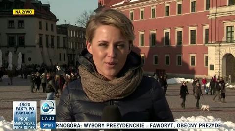 Warszawiacy na spacerze