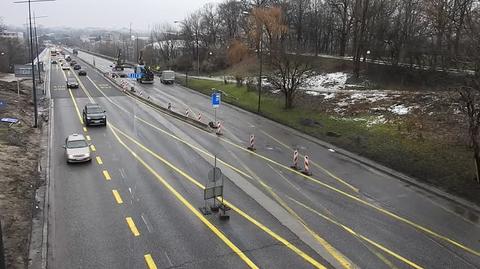 Północny wiadukt Trasy Łazienkowskiej gotowy (wideo z grudnia 2022)