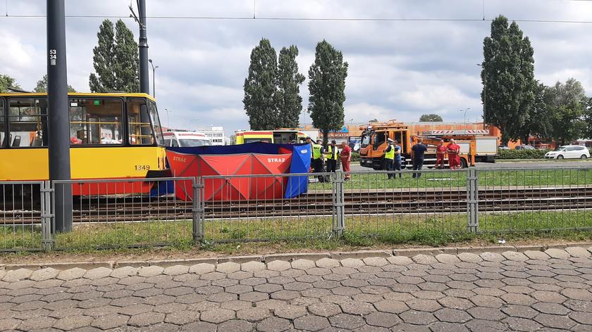 Tramwaje Warszawskie i policja o tragicznym wypadku 