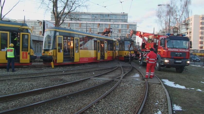 Zderzenie tramwajów na Górczewskiej