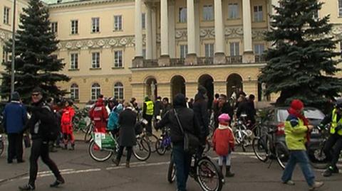 Rowerzyści przejechali ulicami Warszawy