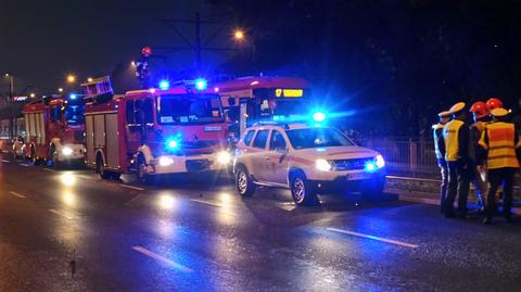 Dwa samochody zderzyły się na skrzyżowaniu Wołoskiej i Dąbrowskiego