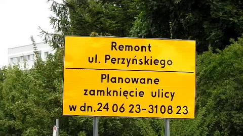 Remont ulicy Perzyńskiego i zmiany w ruchu (czerwiec 2023 )