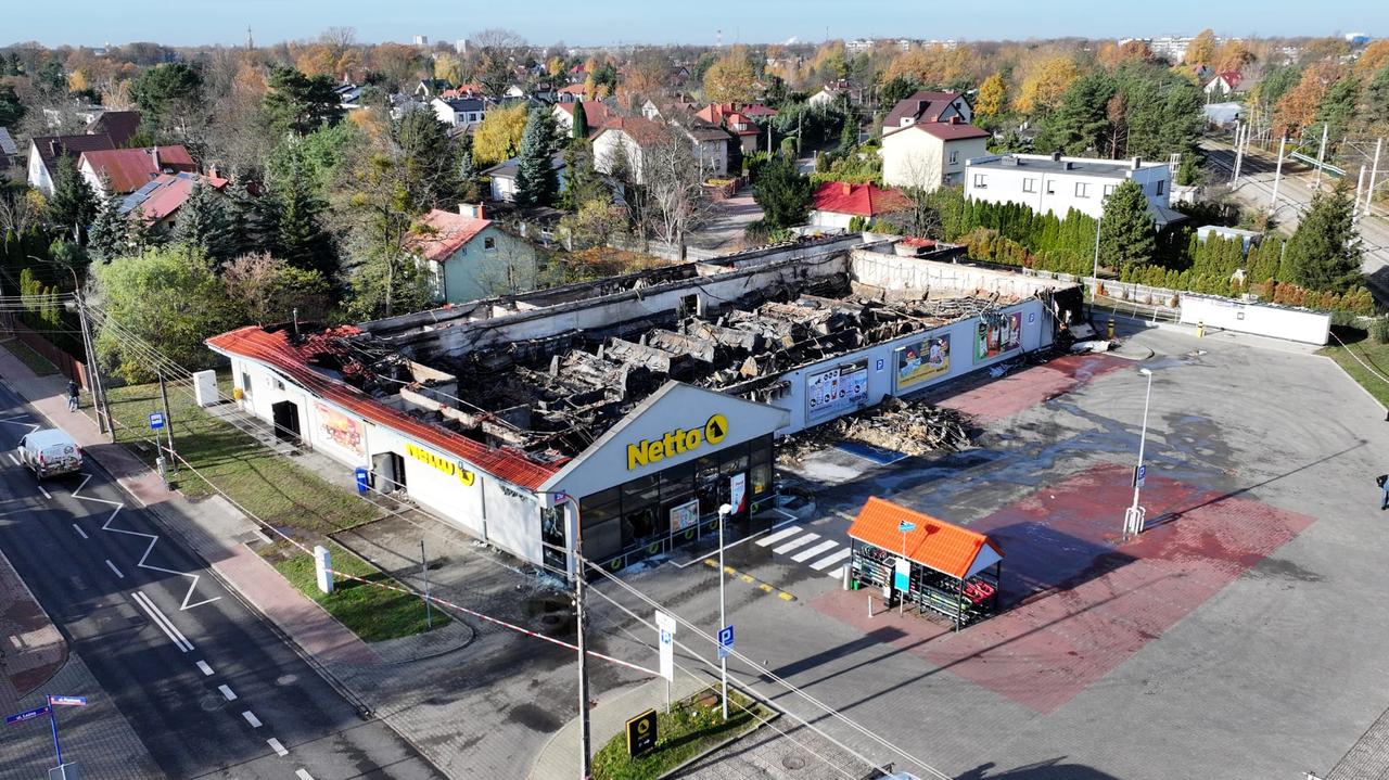 6,5 miliona strat. Przyznał się do podpalenia supermarketu
