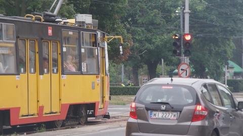 Przejeżdża tylko jeden tramwaj