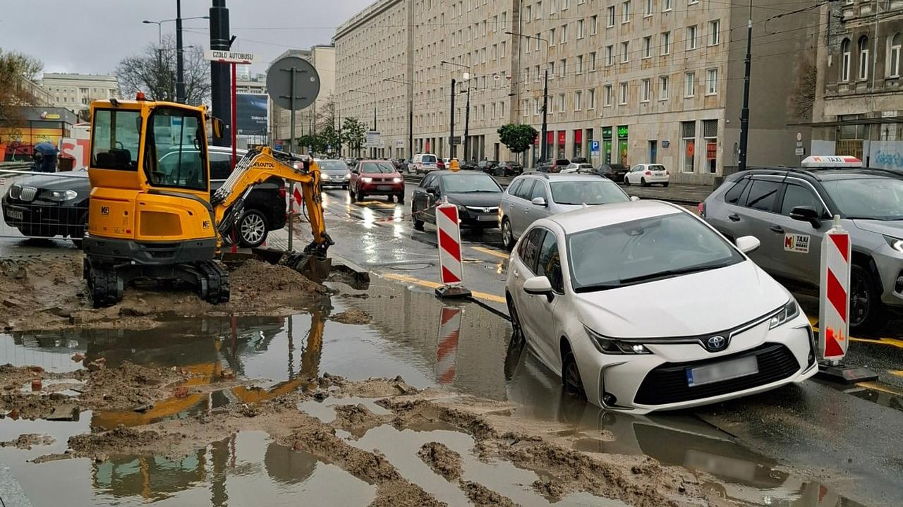 "Tak się kończy próba ominięcia korka"