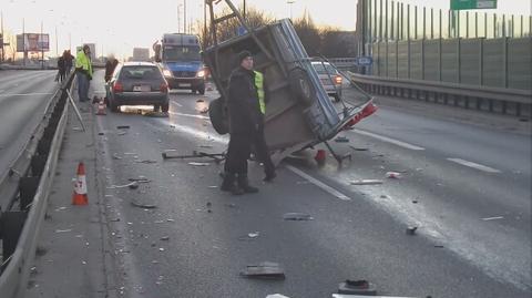 Wjechał w przyczepkę 