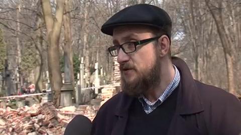 mówi Przemysław Szpilman dyrektor cmentarza żydowskiego