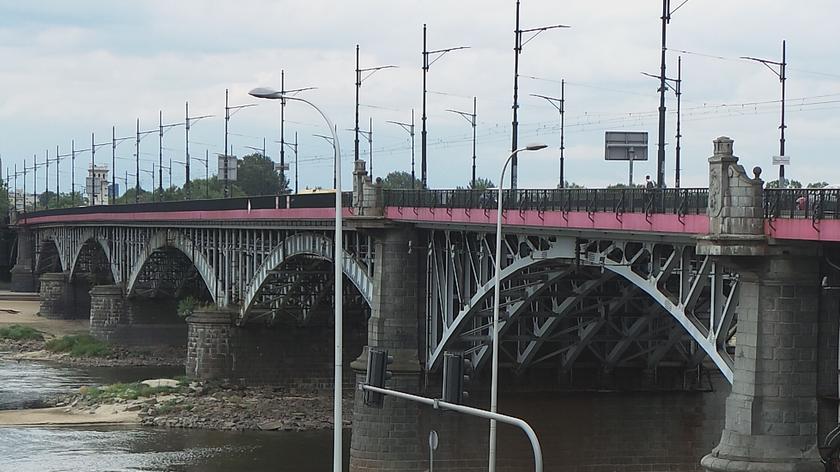 Most Poniatowskiego przechodzi drobniejsze prace