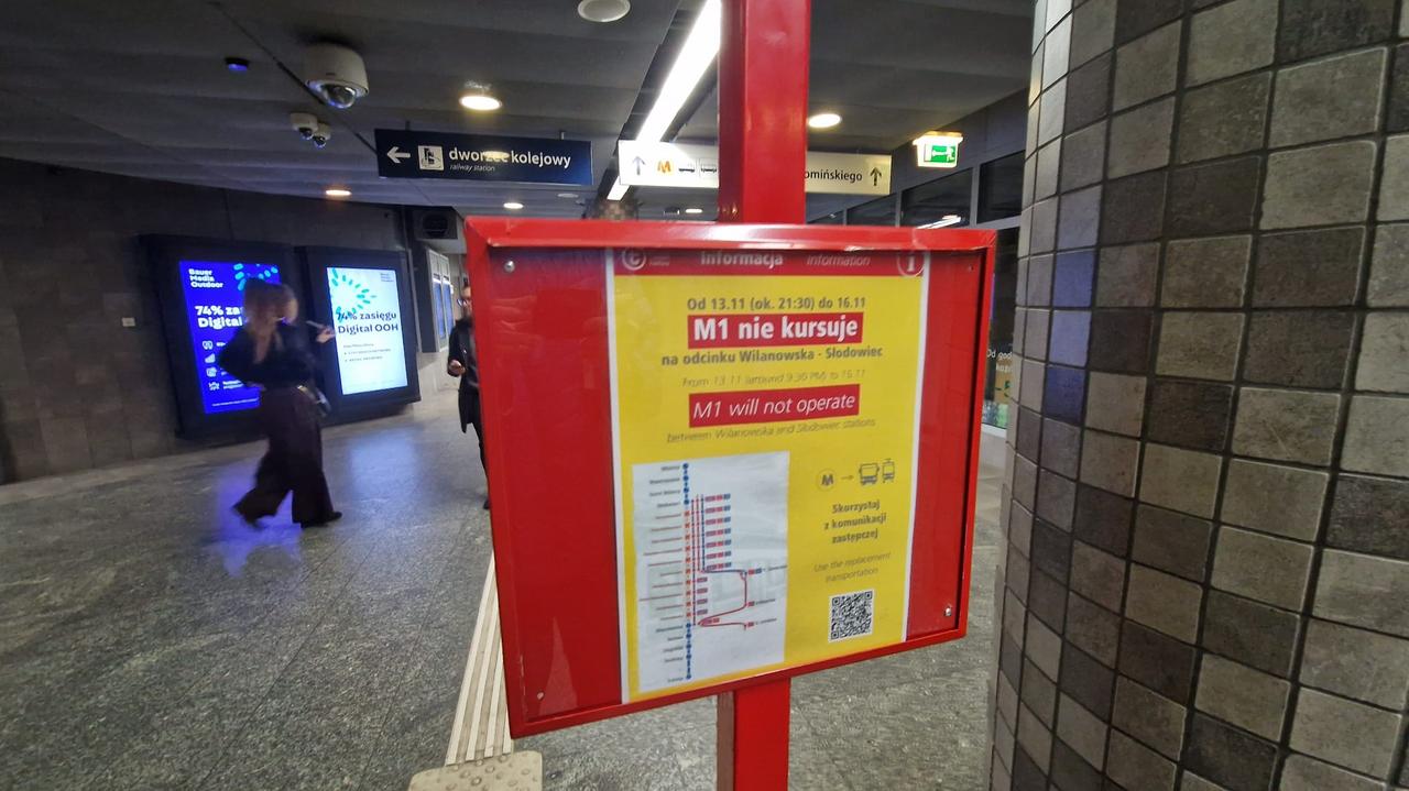 10 stacji metra zamkniętych. Utrudnienia do niedzieli