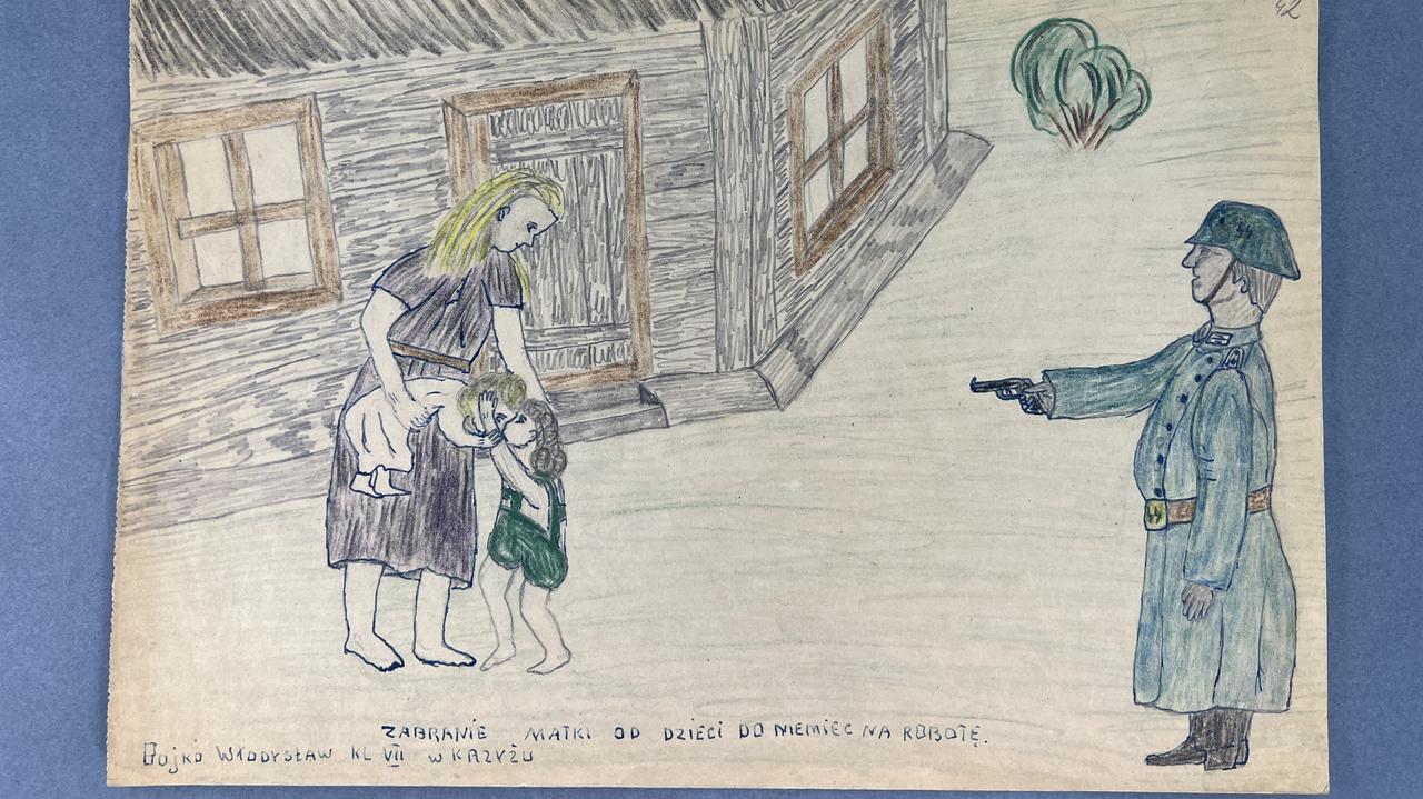 Głód, sceny egzekucji, bombardowania. Rysunki ocalałych z wojny dzieci na liście UNESCO