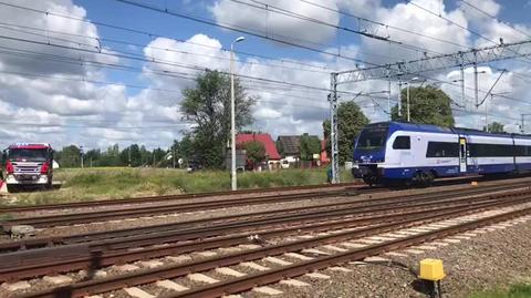 Potrącenie przez pociąg w Czachówku 