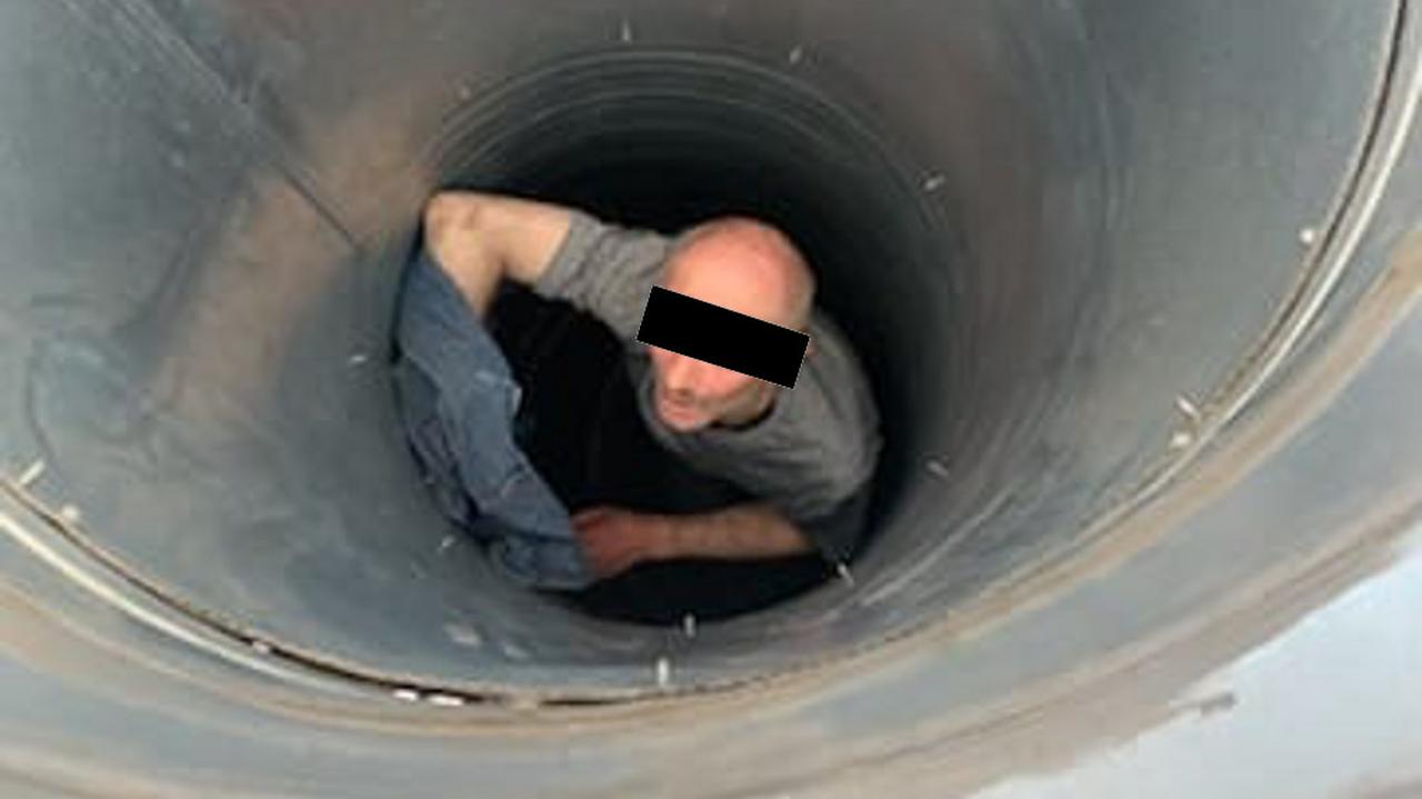 Utknął w szybie wentylacyjnym, a nie był kominiarzem. 44-latek trafił na komendę