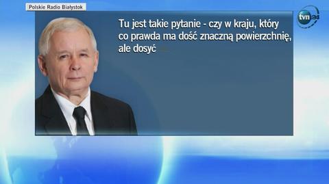 Kaczyński chce dużego lotniska zapewniającego "połączenia z całym światem"