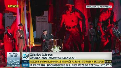 Przemówienie Zbigniewa Galperyna